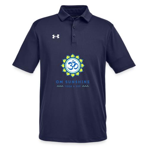 Om Sunshine Yoga transparent back original file - Under Armour Men's Tech Polo