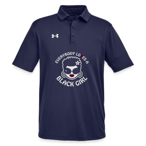 Everybody Loves A Black Girl - Version 2 Reverse - Under Armour Men's Tech Polo