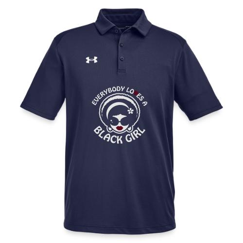 Everybody Loves A Black Girl - Version 1 Reverse - Under Armour Men's Tech Polo