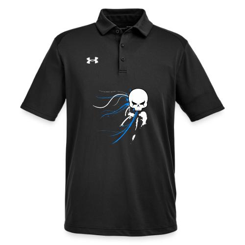 cyber skull bluw - Under Armour Men's Tech Polo