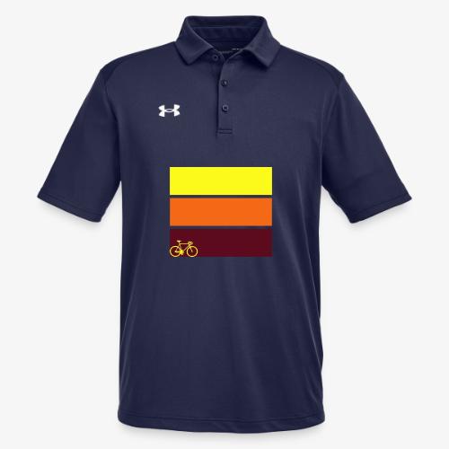 tricolor with bicycle - Under Armour Men's Tech Polo