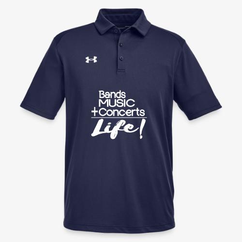 Music is Life - Under Armour Men's Tech Polo