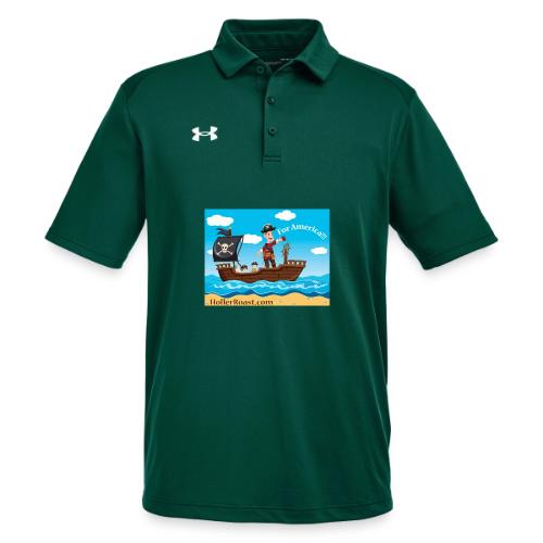 Holler Roast: For America! - Under Armour Men's Tech Polo