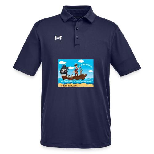 Holler Roast: For America! - Under Armour Men's Tech Polo