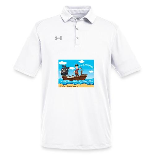 Holler Roast: For America! - Under Armour Men's Tech Polo