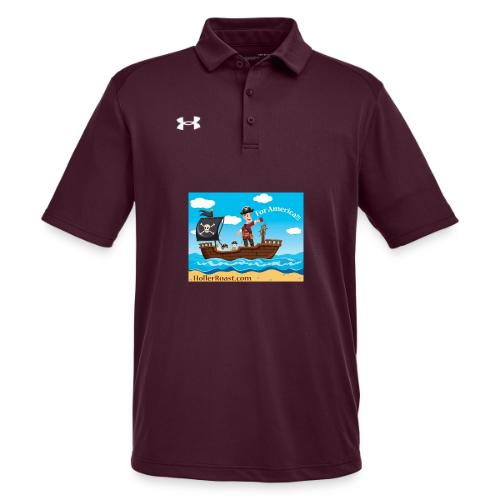 Holler Roast: For America! - Under Armour Men's Tech Polo