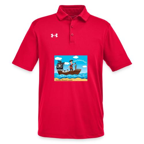 Holler Roast: For America! - Under Armour Men's Tech Polo