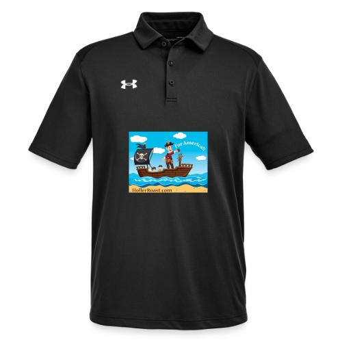 Holler Roast: For America! - Under Armour Men's Tech Polo
