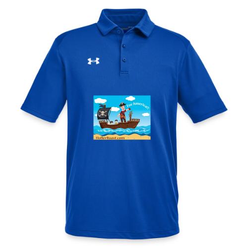 Holler Roast: For America! - Under Armour Men's Tech Polo
