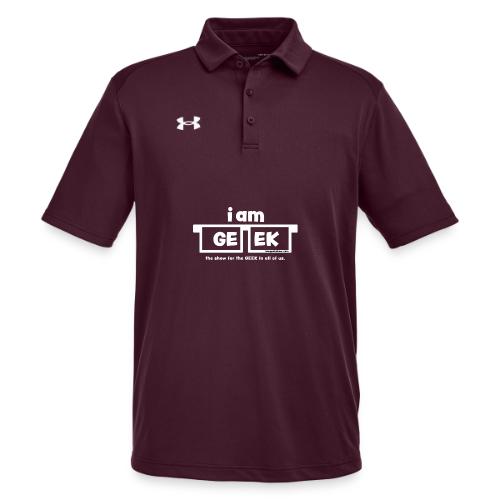 iamGEEK classic White - Under Armour Men's Tech Polo