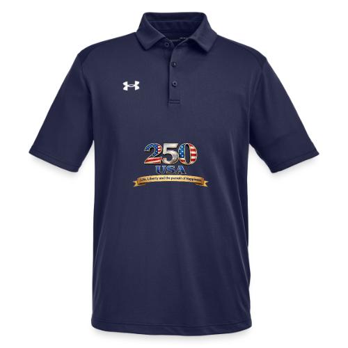 250 USA Liberty Banner - Under Armour Men's Tech Polo