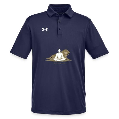 Silence Builds Kings Meditation Lion - Under Armour Men's Tech Polo