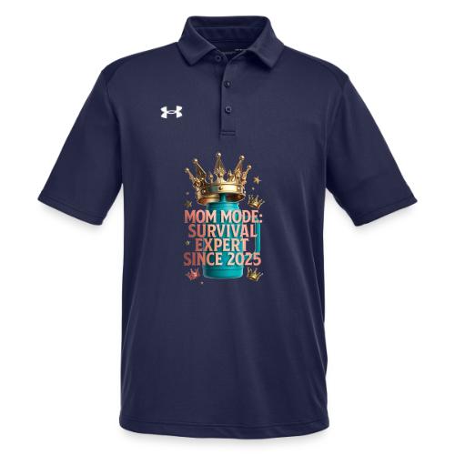 Mom Mode Survival Expert Tee - Under Armour Men's Tech Polo