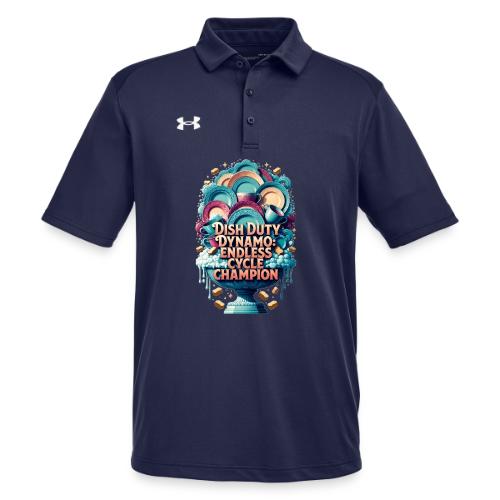 Dish Duty Dynamo T Shirt, Endless Cycle Champion - Under Armour Men's Tech Polo