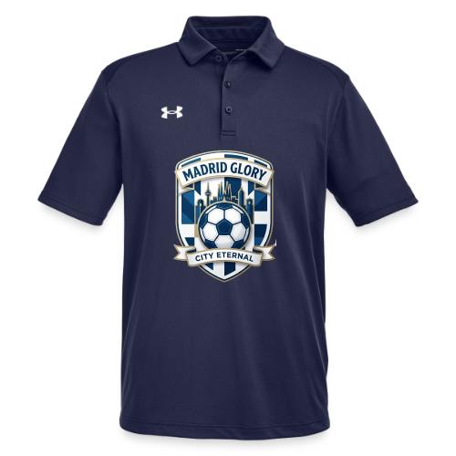 Madrid Skyline Glory T Shirt, Madrid Fan Gift - Under Armour Men's Tech Polo