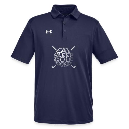 Eat Sleep Golf Repeat - Golf Gag Gift Tee for Men - Under Armour Men's Tech Polo