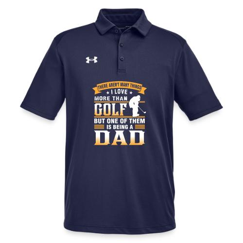 Best Golf Dad Gift - Funny Father's Day T-Shirt - Under Armour Men's Tech Polo