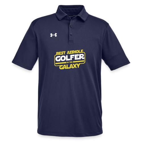 Golf Gift for Men - Best Asshole in the Galaxy Fun - Under Armour Men's Tech Polo