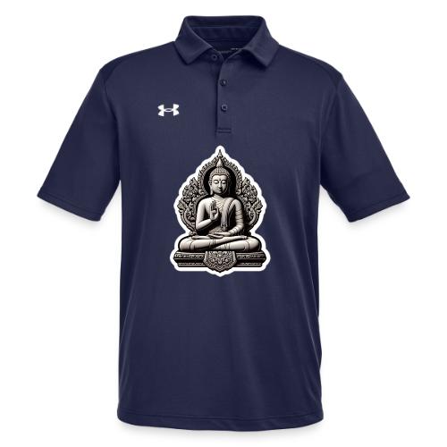 The Buddha Displaying Hand Mudra - Under Armour Men's Tech Polo