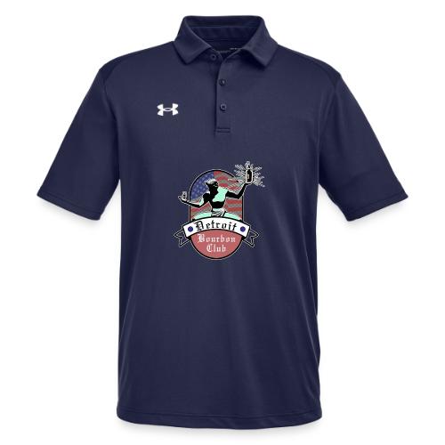 Detroit Bourbon Club Stars and Stripes Logo - Under Armour Men's Tech Polo