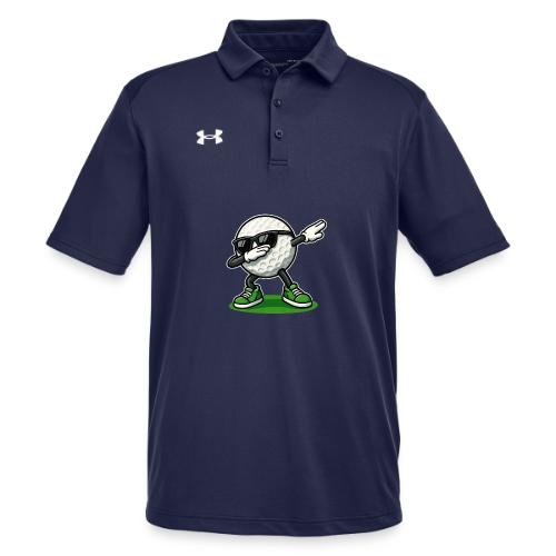 Golf Ball Dab Graphic Tee | Fun & Trendy Design - Under Armour Men's Tech Polo