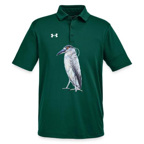 Black Crowned Night Heron - Under Armour Men's Tech Polo