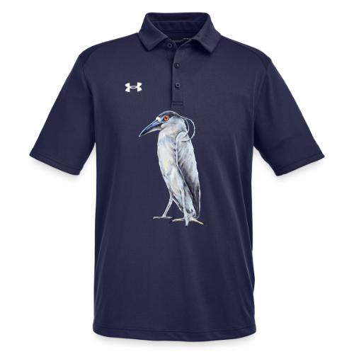 Black Crowned Night Heron - Under Armour Men's Tech Polo