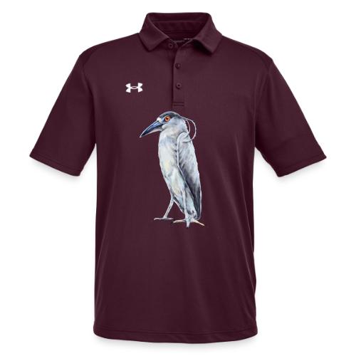 Black Crowned Night Heron - Under Armour Men's Tech Polo