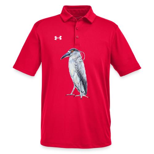 Black Crowned Night Heron - Under Armour Men's Tech Polo