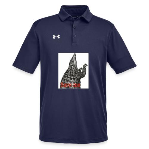 Save pangolins - Under Armour Men's Tech Polo