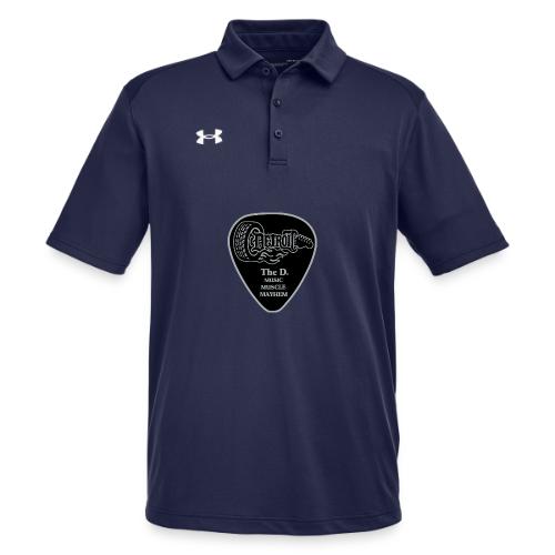 THE D® WHEEL GUITAR BLACK AND SILVER - Under Armour Men's Tech Polo