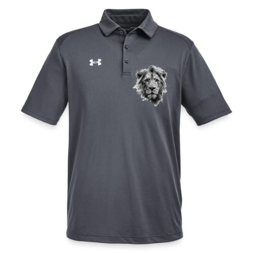 Lion: Monochrome King - Under Armour Men's Tech Polo