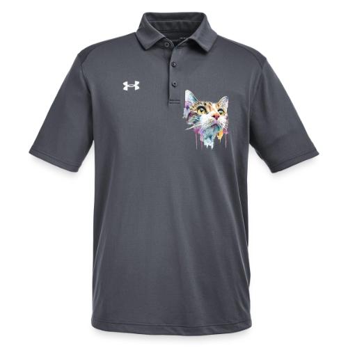 Chromatic Cat Splash - Under Armour Men's Tech Polo
