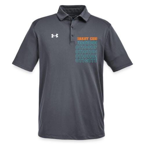 Say Hello in Binary code - Under Armour Men's Tech Polo