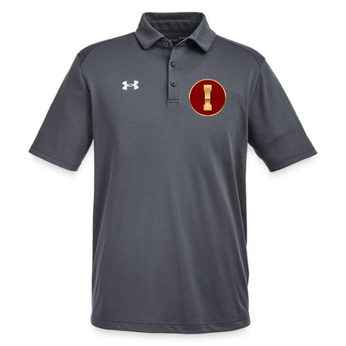 Letter I – Capital Varsity Alphabet Monogram - Under Armour Men's Tech Polo