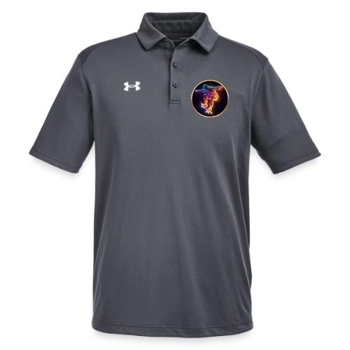 Skateboarding: Midnight Neon Skater - Under Armour Men's Tech Polo