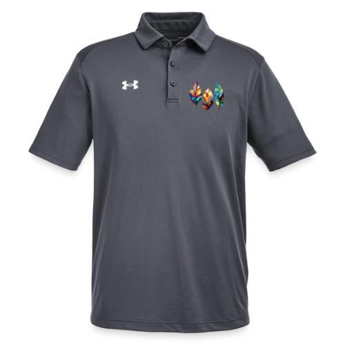 Art: Colorful Leaf Harmony - Under Armour Men's Tech Polo