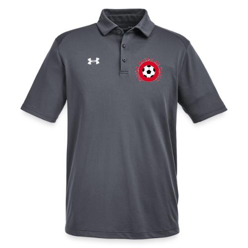 Soccer Makes Me Happy – Football Joy Graphic - Under Armour Men's Tech Polo