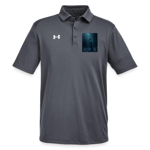Neon Liberty USA Triptych - Under Armour Men's Tech Polo