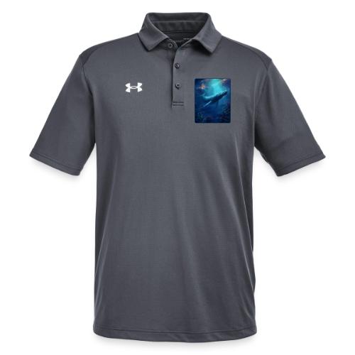 Humpback Whale Ocean Reef Design - Under Armour Men's Tech Polo