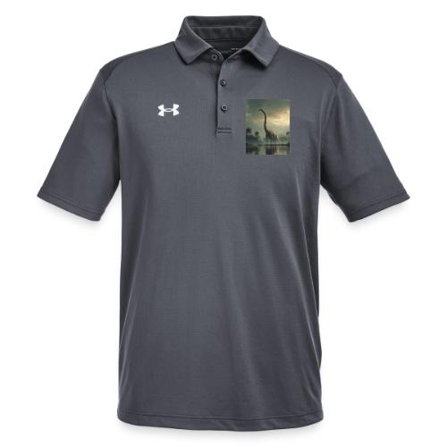 Brachiosaurus Misty Lake Design - Under Armour Men's Tech Polo