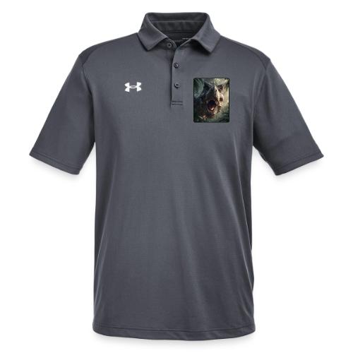 T Rex Jungle Roar Design - Under Armour Men's Tech Polo