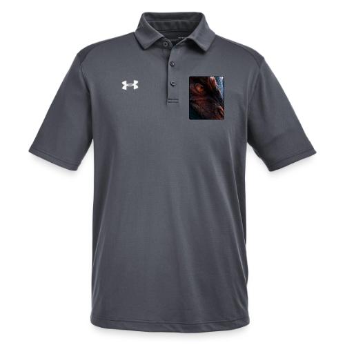 Fierce Ancient Dragon Portrait Design - Under Armour Men's Tech Polo