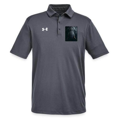 Shadow Elephant Intense Eyes Design - Under Armour Men's Tech Polo