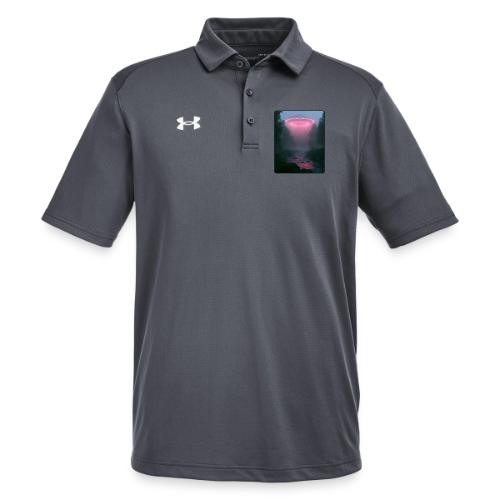 Neon UFO Forest River Design - Under Armour Men's Tech Polo