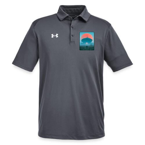 Astronaut Alien Outpost Design - Under Armour Men's Tech Polo