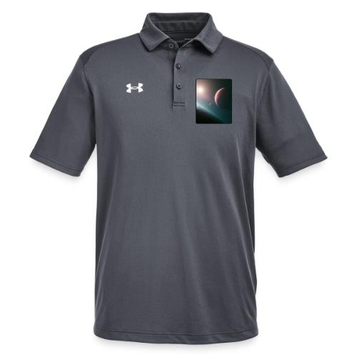 Deep Space Planet Horizon Art - Under Armour Men's Tech Polo