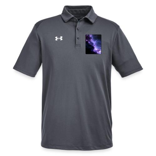 Purple Nebula Space Design - Under Armour Men's Tech Polo