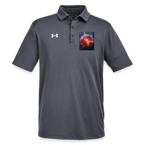 Exploding Supernova Space Art - Under Armour Men's Tech Polo