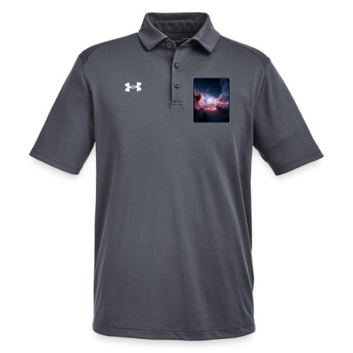 Radiant Cosmic Nebula Artwork - Under Armour Men's Tech Polo